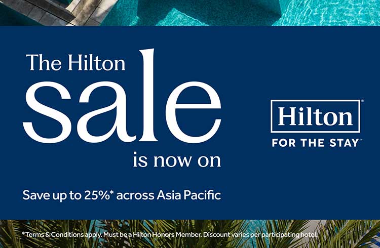 【ヒルトン・オナーズ会員なら最大25％OFF】ヒルトンセール開催中！